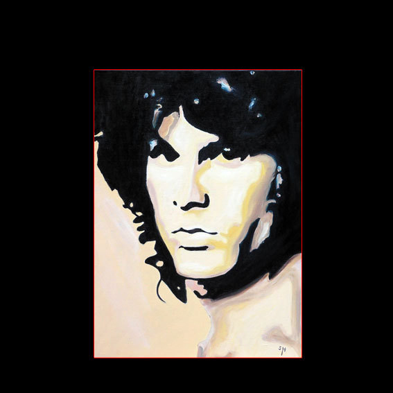 Jim Morrison,, Stefan Hallerbach, Ölportrait