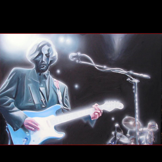 Eric Clapton, Stefan Hallerbach, Ölportrait