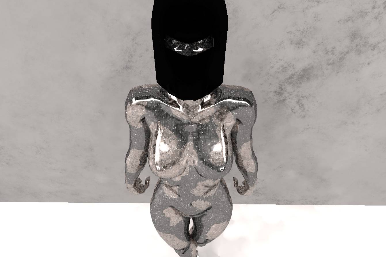 Provokative 3D Kunst, Human Metal, Stefan Hallerbach, 2016
