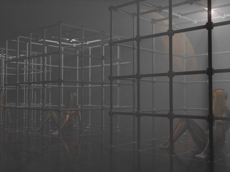 3D Kunst, Human Metal, Stefan Hallerbach, 2017