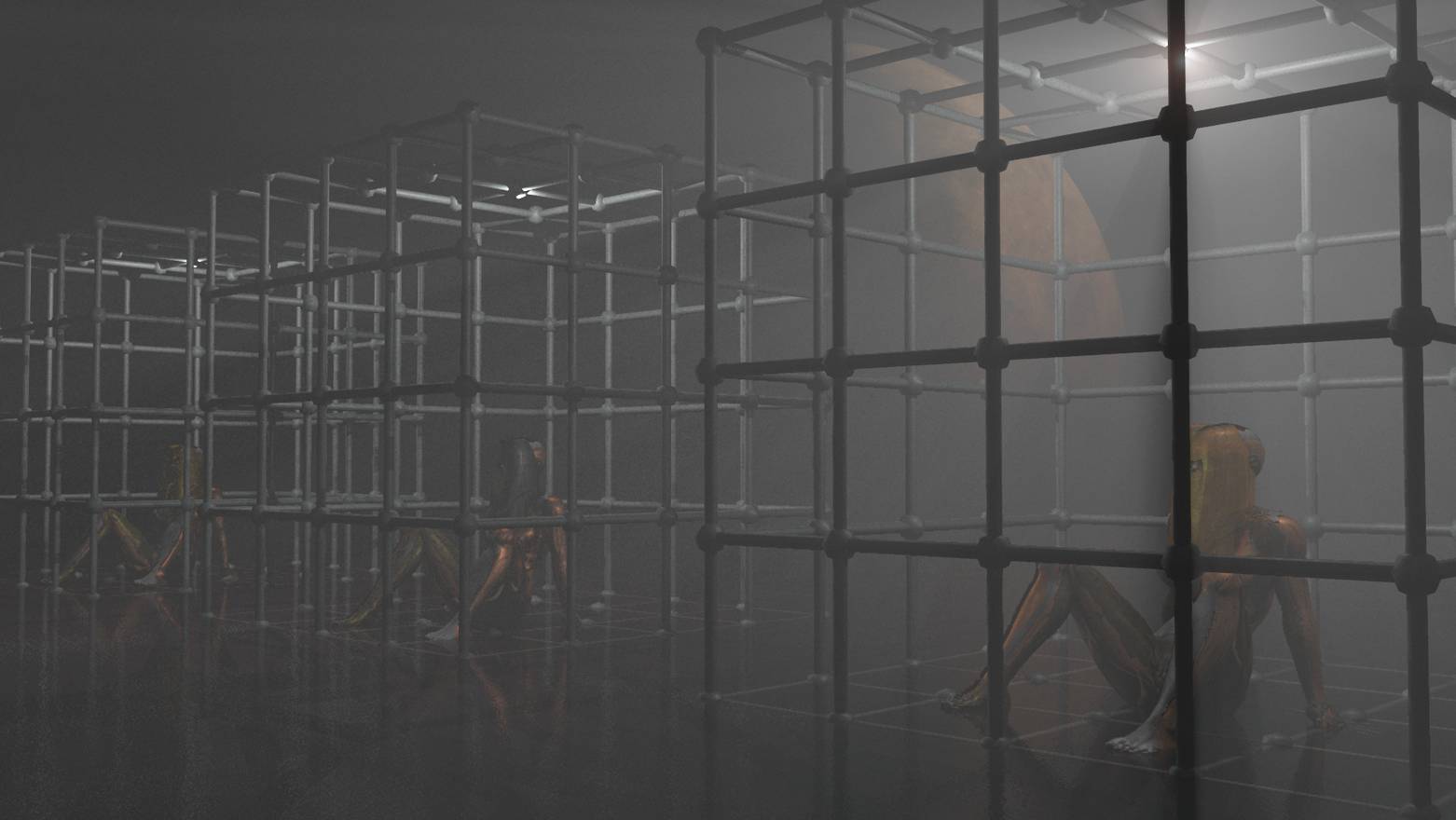 3D Kunst, Human Metal, Stefan Hallerbach, 2017
