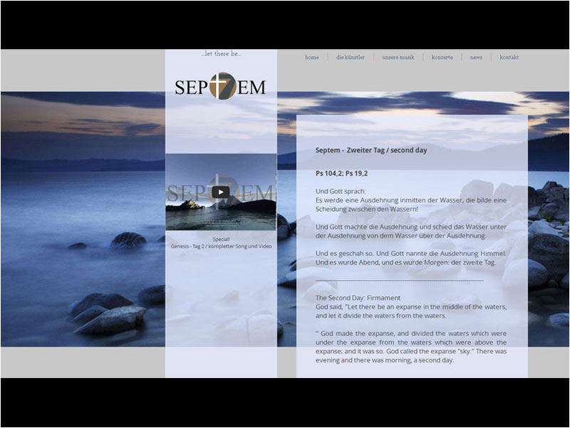 Website SEPTEM / Stefan Hallerbach
